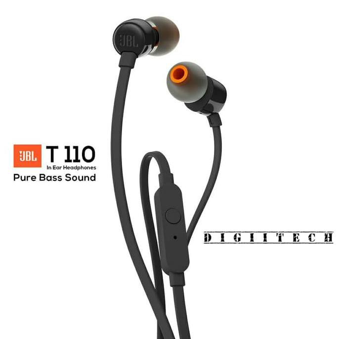 Tai Nghe Nhét Tai Jbl T110 Có Micro Màu Đen