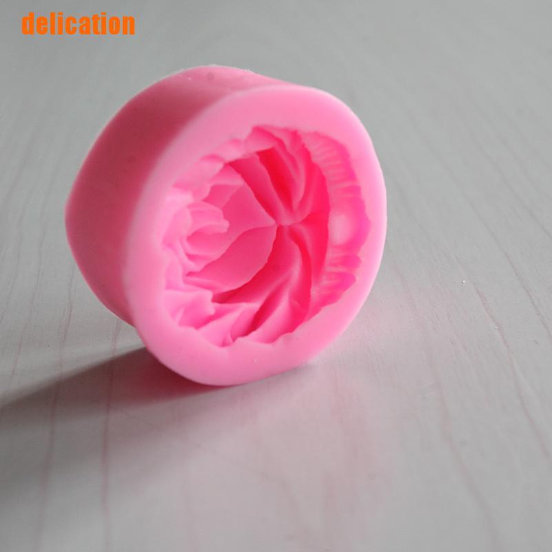 Khuôn Làm Bánh Chất Liệu Silicone Hình Hoa Hồng 3d Sáng Tạo