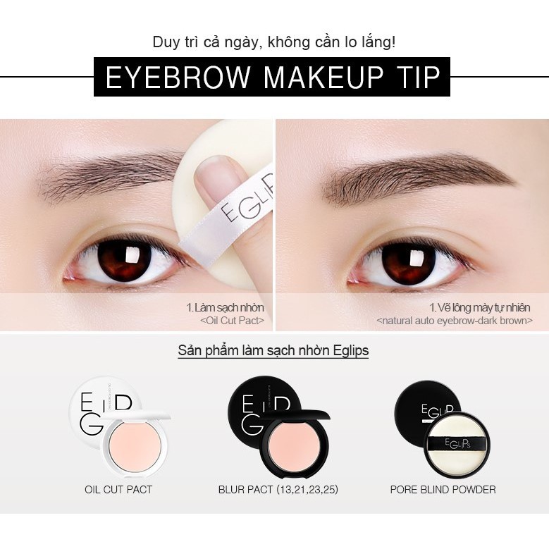 Kẻ mày Eglips Natural Auto Eyebrow (đầu tam giác) 0.3g | BigBuy360 - bigbuy360.vn