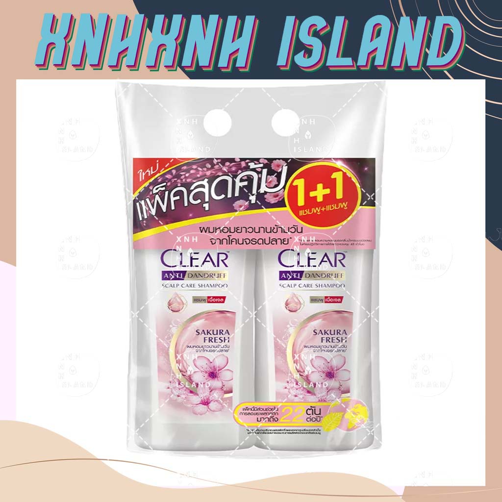 COMBO 2 Chai Dầu Gội Clear Thái Lan 400 - 480ml
