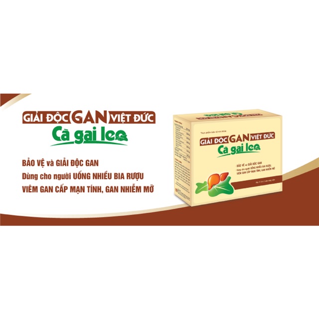 GIẢI ĐỘC GAN VIỆT ĐỨC -CÀ GAI LEO