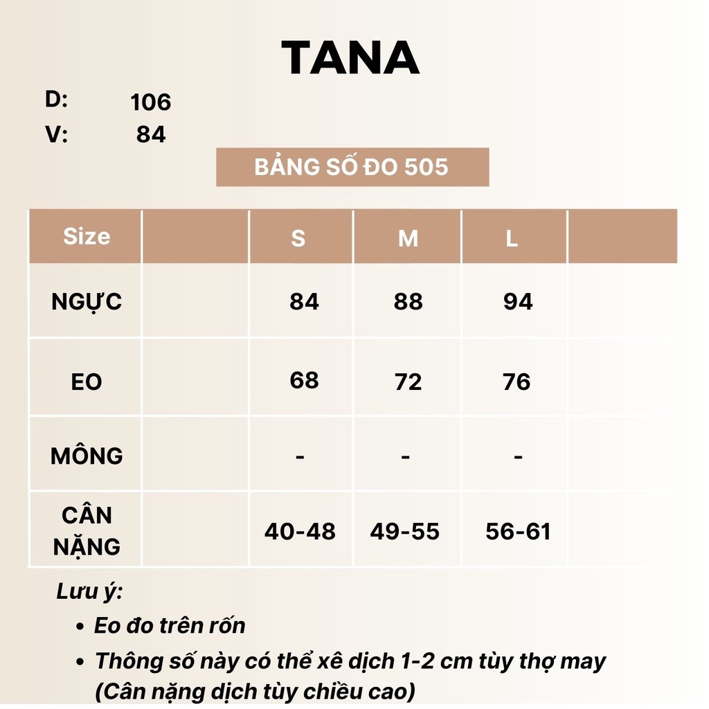 Đầm dự tiệc TANA D0505 đầm voan cổ V đính hạt 2 màu Trắng và Nude phù hợp mặc đi tiệc, đi du lịch, tiệc cưới