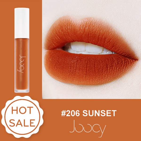 Son Kem Lì JOOCY Thiên Nhiên Mịn Môi, Chất Son Dày, Lâu Trôi Nhiều Màu Thời Trang Cá Tính Không Chì Giãm Môi Thâm