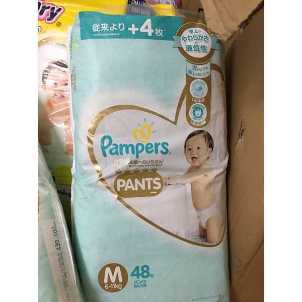 Tã  dán/quần Pamper nội địa nhật size S64+4/M48+4//M52+4/L42+2