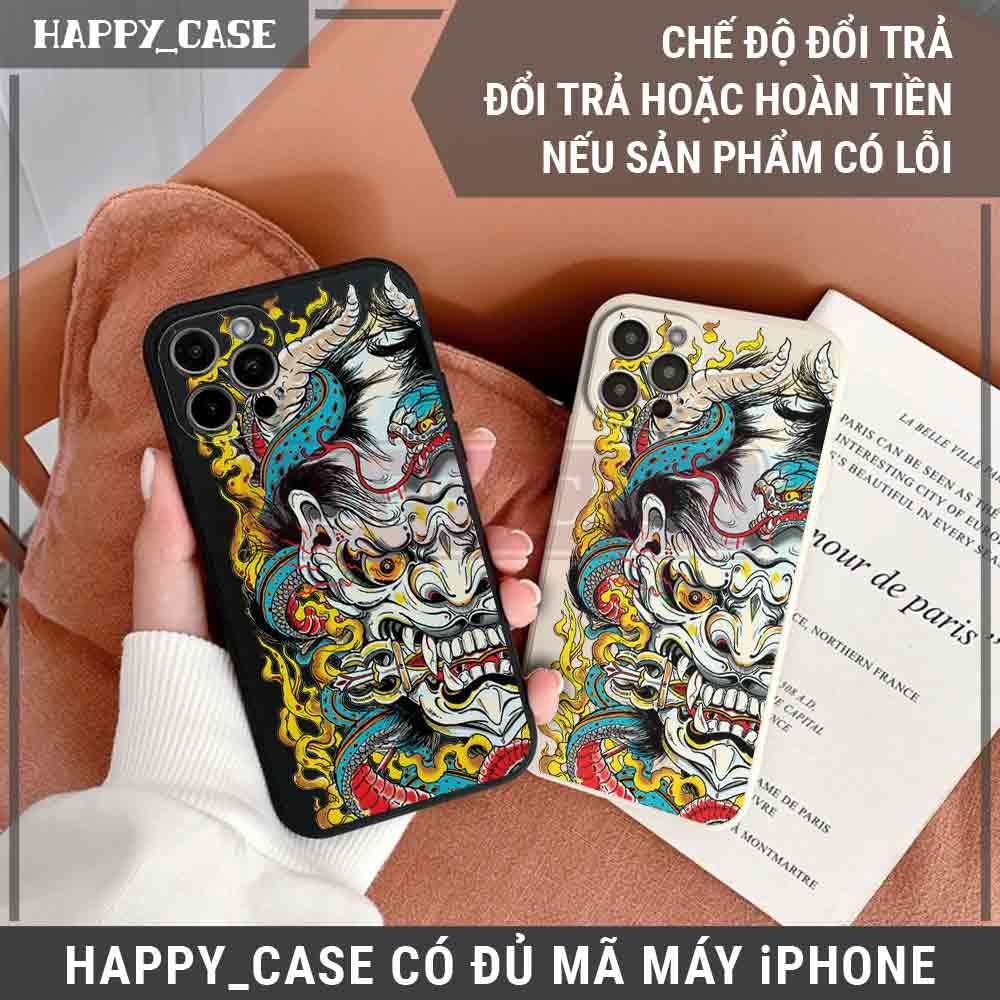 Ốp iPhone NB194 Hình Quỷ Nhật Bản Chống Sốc iPhone Happy Case