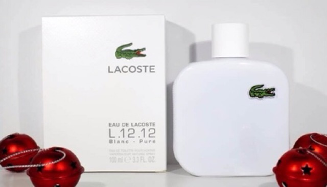 [siêu rẻ] Nước hoa Lacoste trắng L12.12 100ml của Pháp