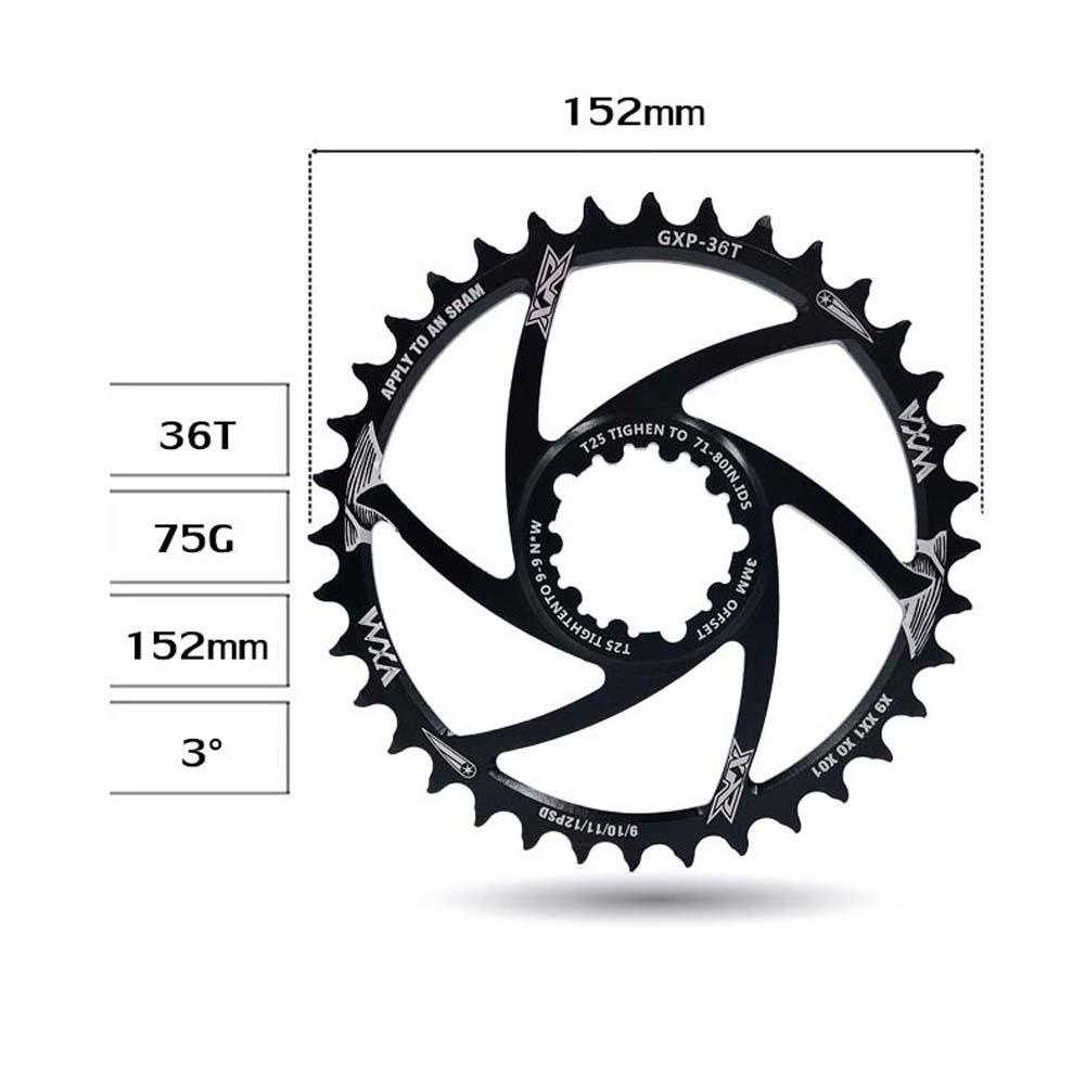 Đĩa Líp Xe Đạp Siêu Nhẹ Bằng Hợp Kim Nhôm 30 / 32 / 34 / 36 / 38 / 40T