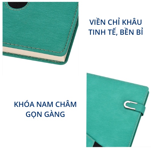 Sổ tay A5 bìa da ghi chép tiện lợi Heeton A25925