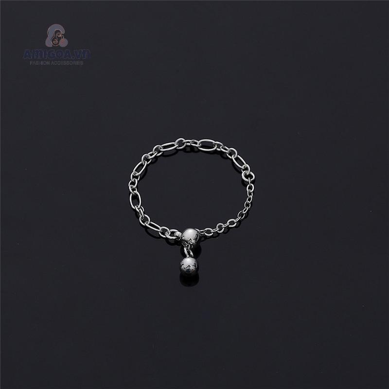 ✨✨ Nhẫn Dạng Chuỗi Xích Tình Yêu Phối Tua Rua Cá Tính Hợp Thời Trang Cho Nữ