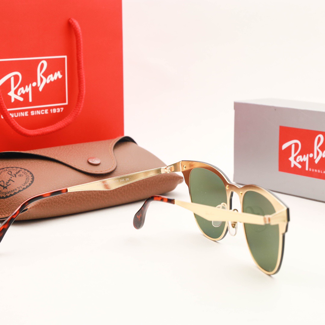 Wayfarer Ray-Ban_ chính hãng Kính râm 2021 Thời trang Hàn Quốc mới Kính râm nam nữ một mảnh Cặp đôi hợp thời trang Du lịch ngoài trời Kính râm lái xes