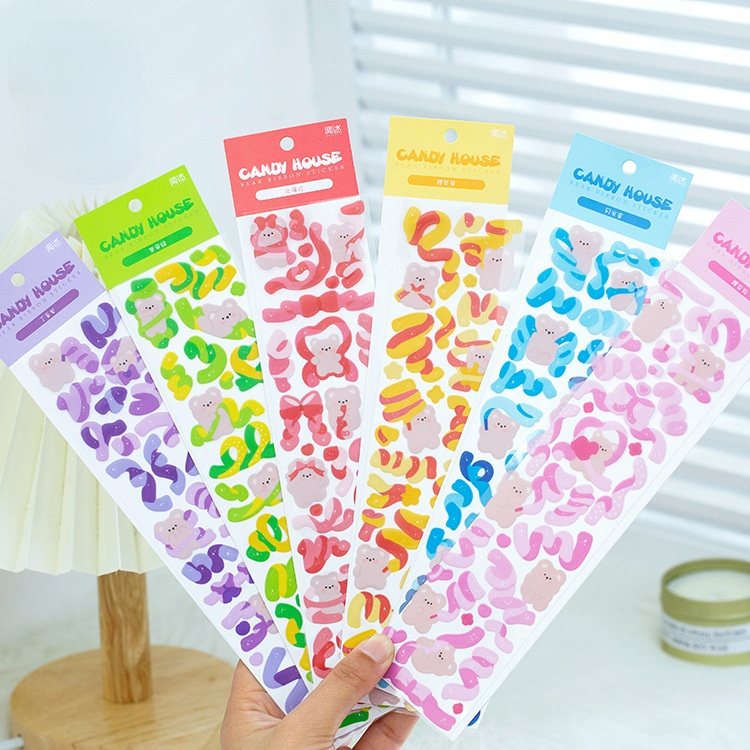 Set 2 Nhãn Dán Trang Trí Nhật Ký