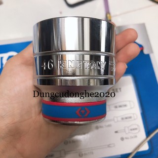 Đầu tuýp trắng ngắn 3/4″ lục giác 46mm kingtony 633546m