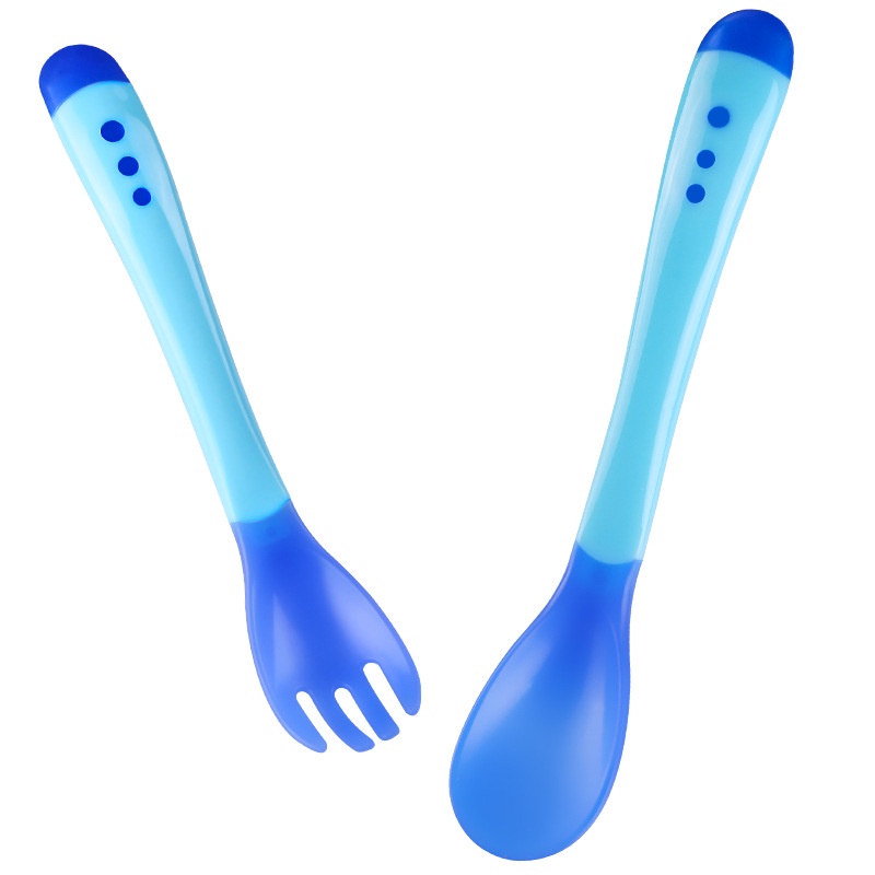 Muỗng Silicone Đổi Màu Giữ Nhiệt An Toàn Cho Bé- Thìa Cảm Ứng Nhiệt Độ