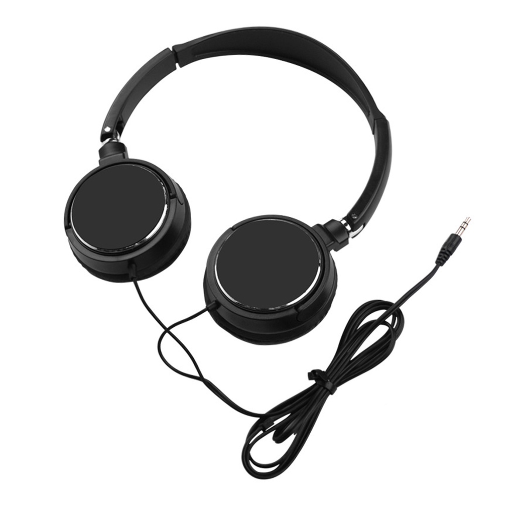 Universal Headphone Over Ear HiFi Stereo Sound Portable Wired Headset for Mobile Phone