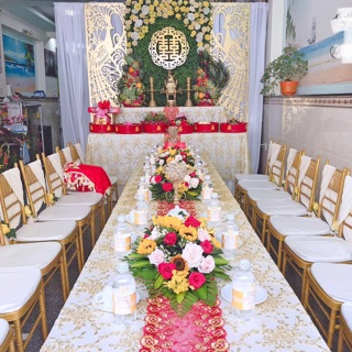 Chữ hỷ alu 60cm trang trí gia tiên