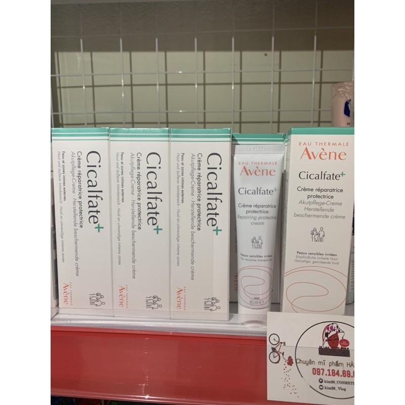 Kem phục hồi da avene cicalfate repair cream dành cho da đang sử dụng Retinol và BHA