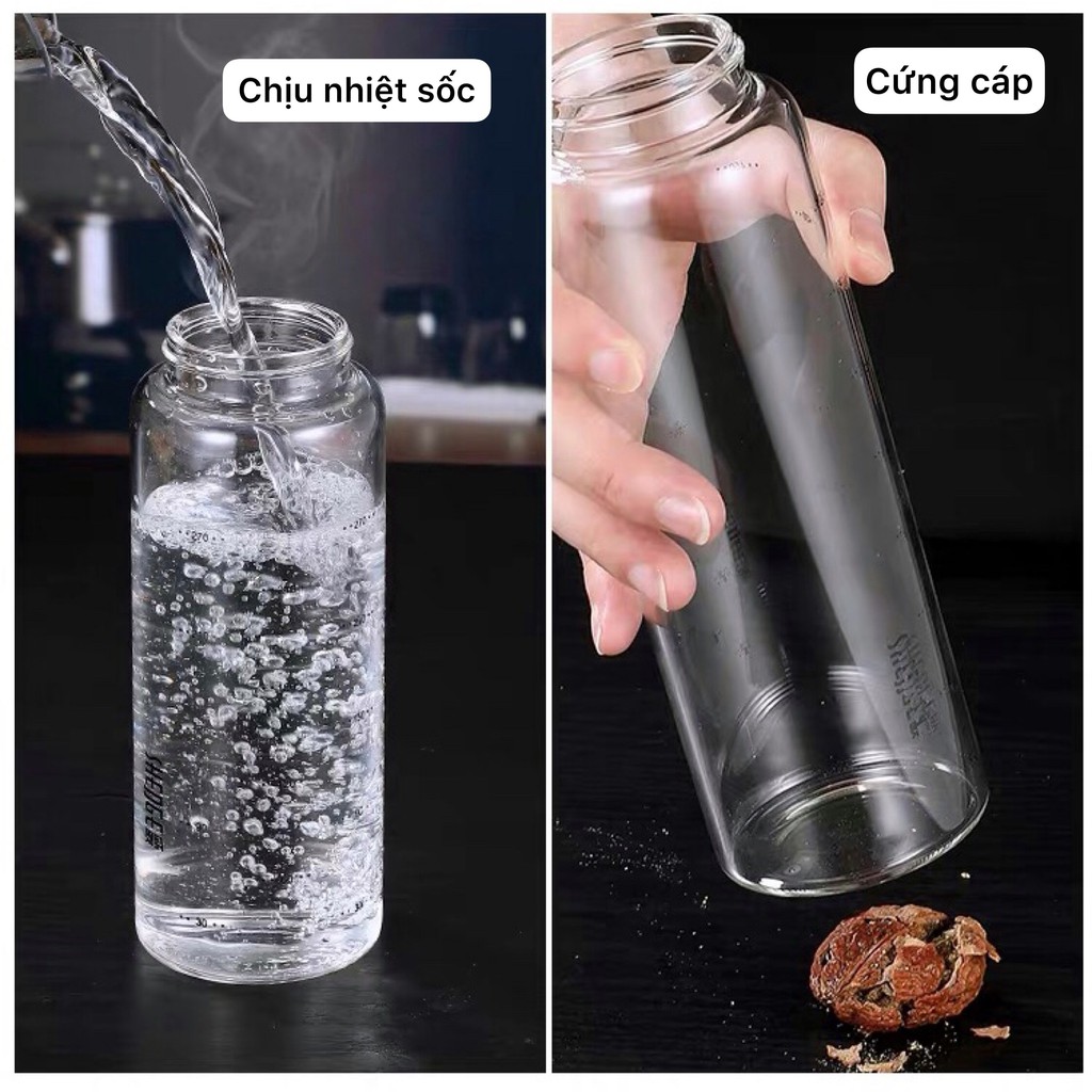 Chai lọ bình thủy tinh đựng dầu ăn nước măm thông minh tự động đóng mở nắp | BigBuy360 - bigbuy360.vn