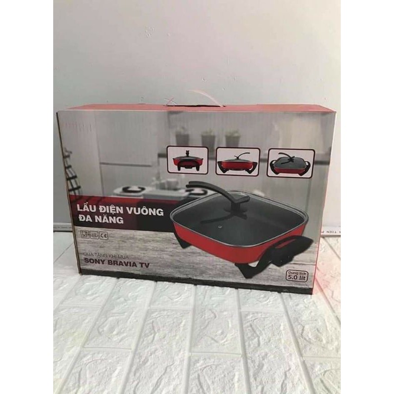 Nồi lẩu vuông đa năng Sony