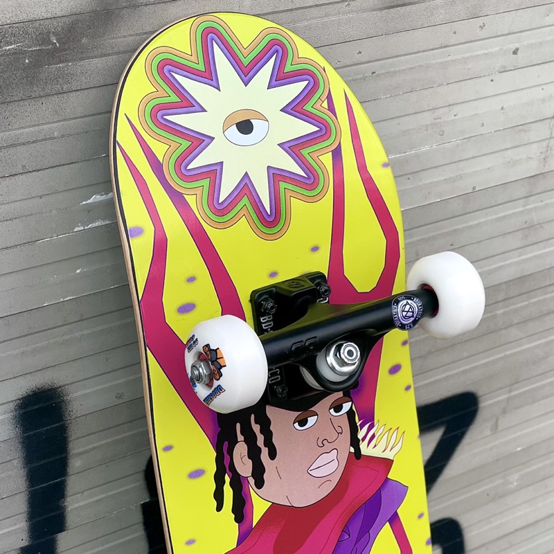 Ván Trượt Skateboard Chuyên Nghiệp Châu Âu - NOMAD THE WORLD CUSTOM COMPLETE 8.0