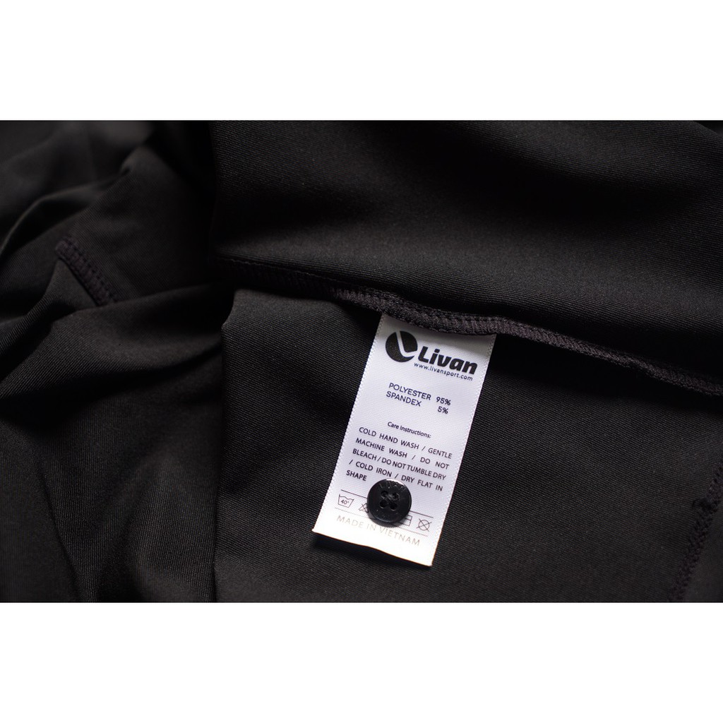 Áo Polo Nữ Miler Livan Sport Chính Hãng Cổ Trụ Kép Giấu Cúc Tinh Tế Co Giãn Thoáng Khí Màu Trắng