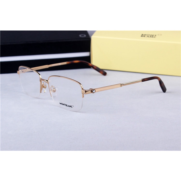 Gọng kính Mont blan Mb0028 cận thị Nam, kính đọc sách viễn thị Khung hợp kim  - ống kính chống sáng xanh - Japan