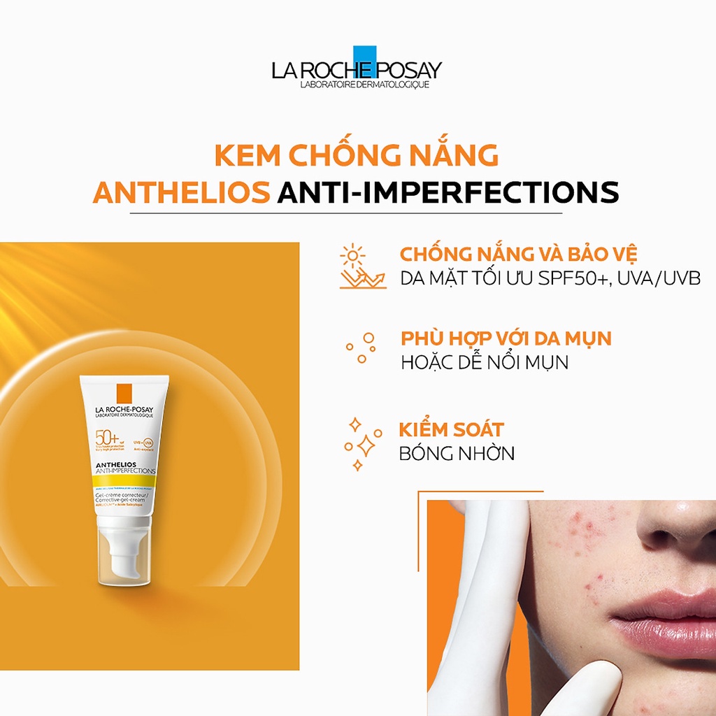 Kem chống nắng La Roche-Posay Anthelios Anti-Imperfection 50ml