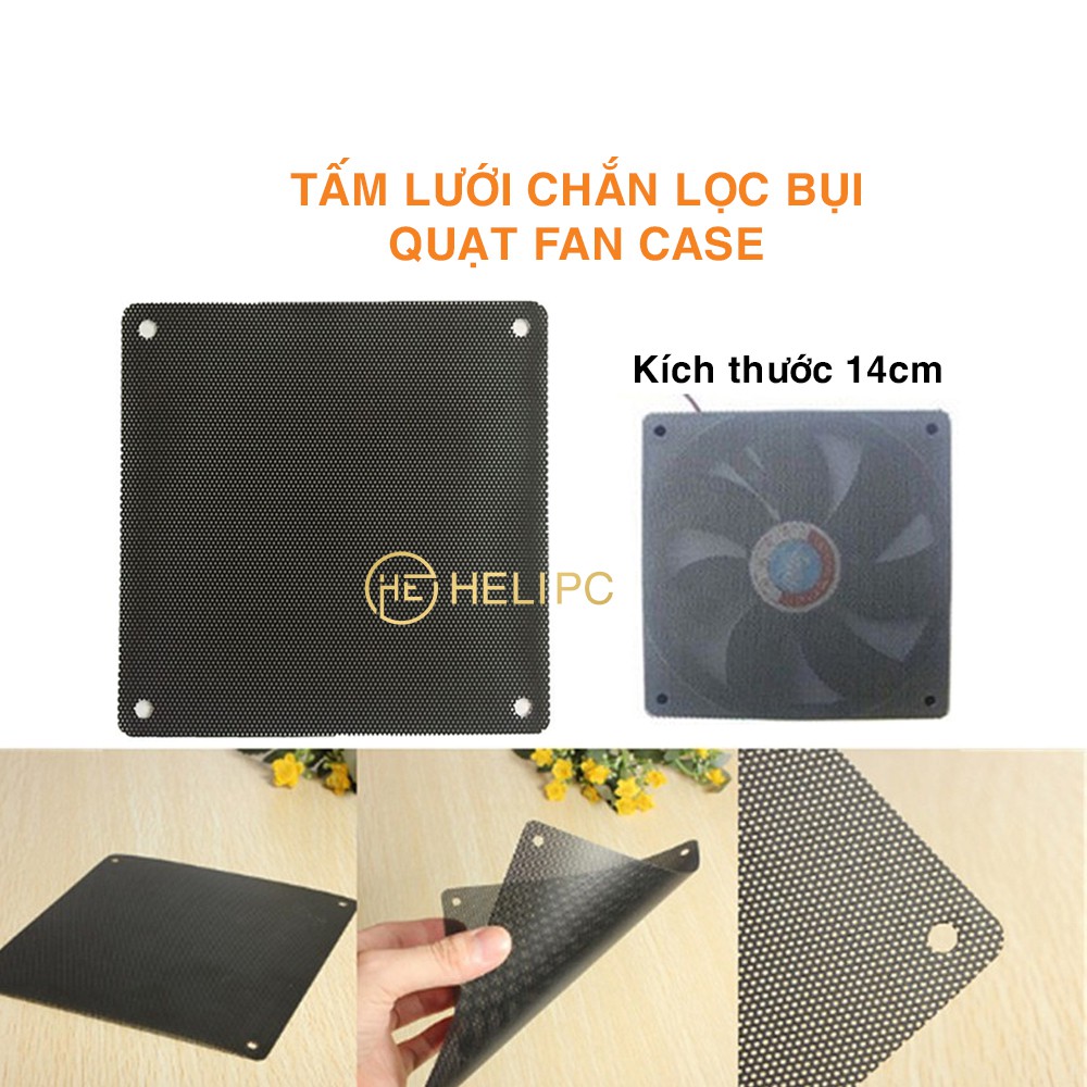 Tấm lưới chắn lọc bụi quạt fan case 12cm và 14cm - Lưới chắn bụi nhiều kích thước theo nhà sản xuất