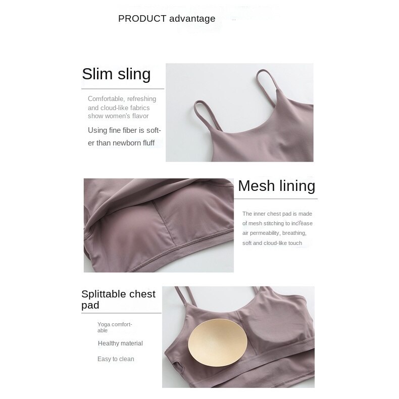 Áo ngực thể thao ANRAN hai dây dành cho nữ