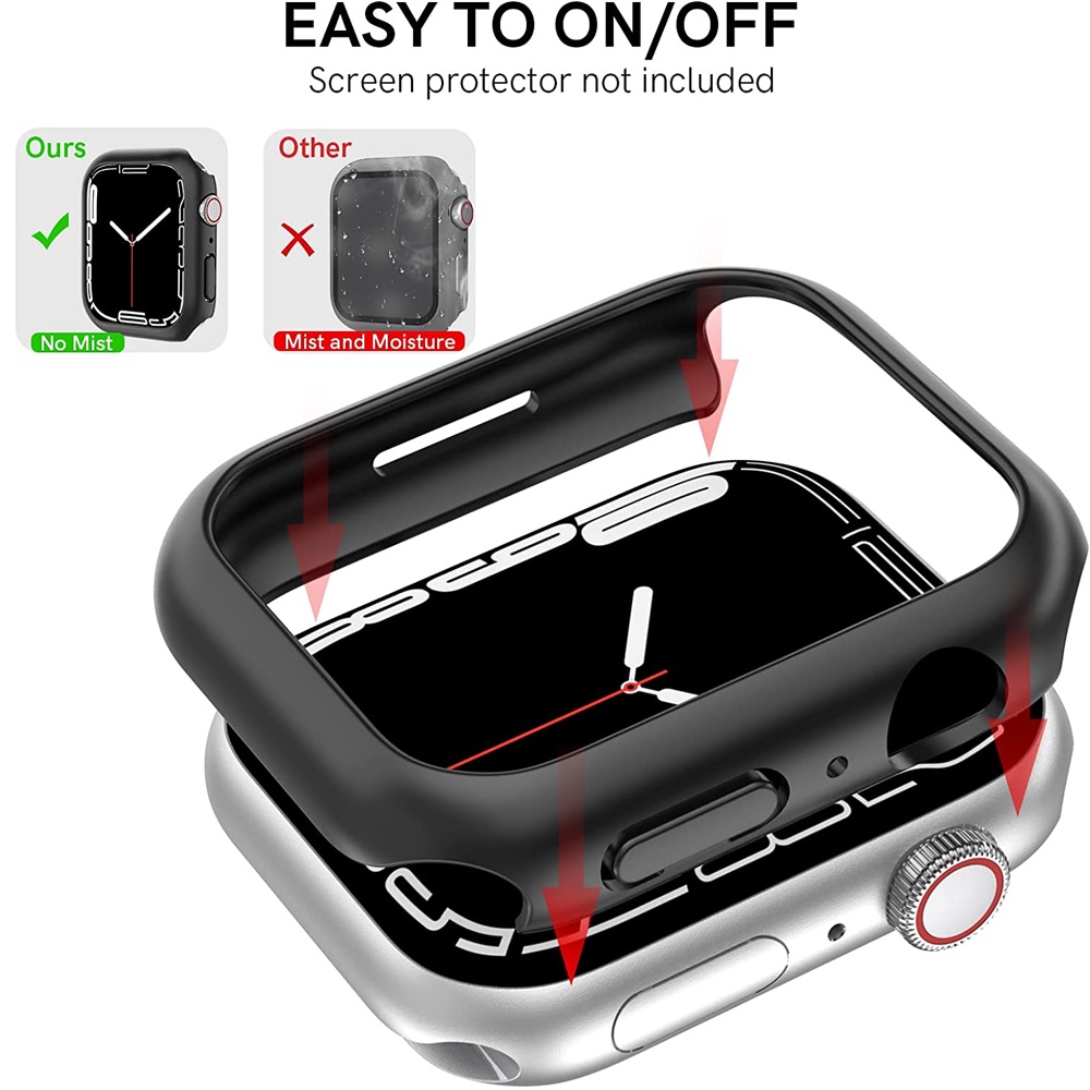 Ốp Bảo Vệ Chống Sốc Chống Va Đập Cho Apple Watch series 7 6 5 40mm 42mm 44mm 41mm 45mm