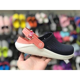 Dép sục trẻ em Cross literide Navy Hồng