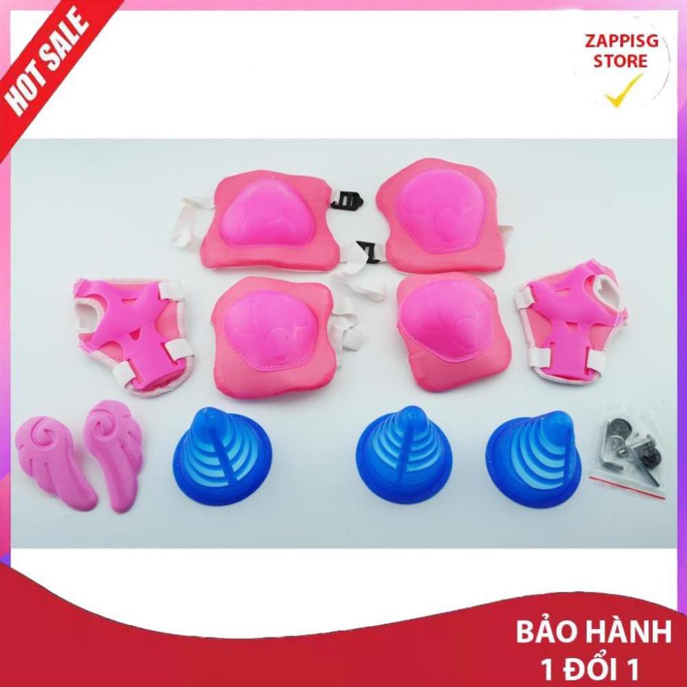 Sale Siêu Sale Giày Patin trẻ em tặng mũ và đồ bảo hộ (5 đến 14 tuổi)  - Bảo hành 1 đổi 1