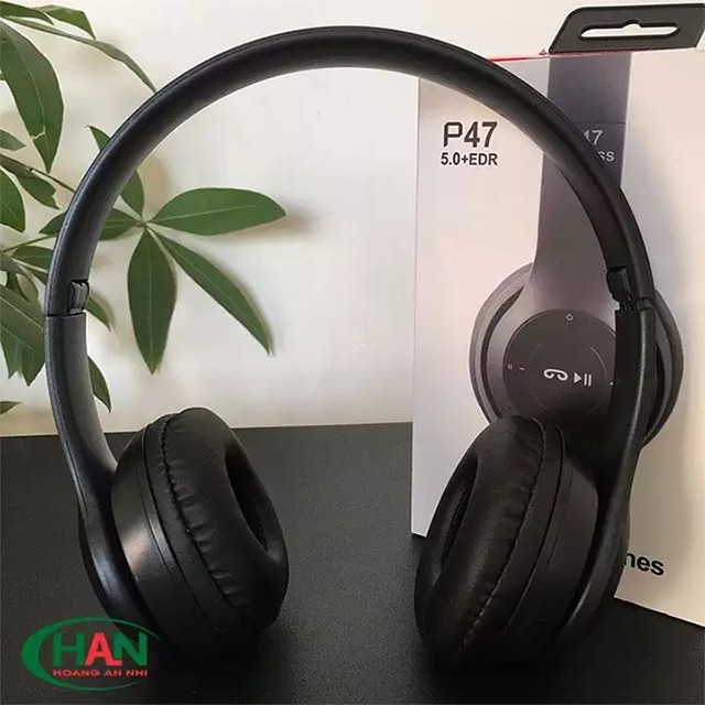 Tai Nghe chụp tai không dây P47, bluetooth 5.0 tai nghe giá rẻ, BASS TRẦM ẤM, , nghe nhạc liên tục 3 giờ TCT-SHOP | BigBuy360 - bigbuy360.vn