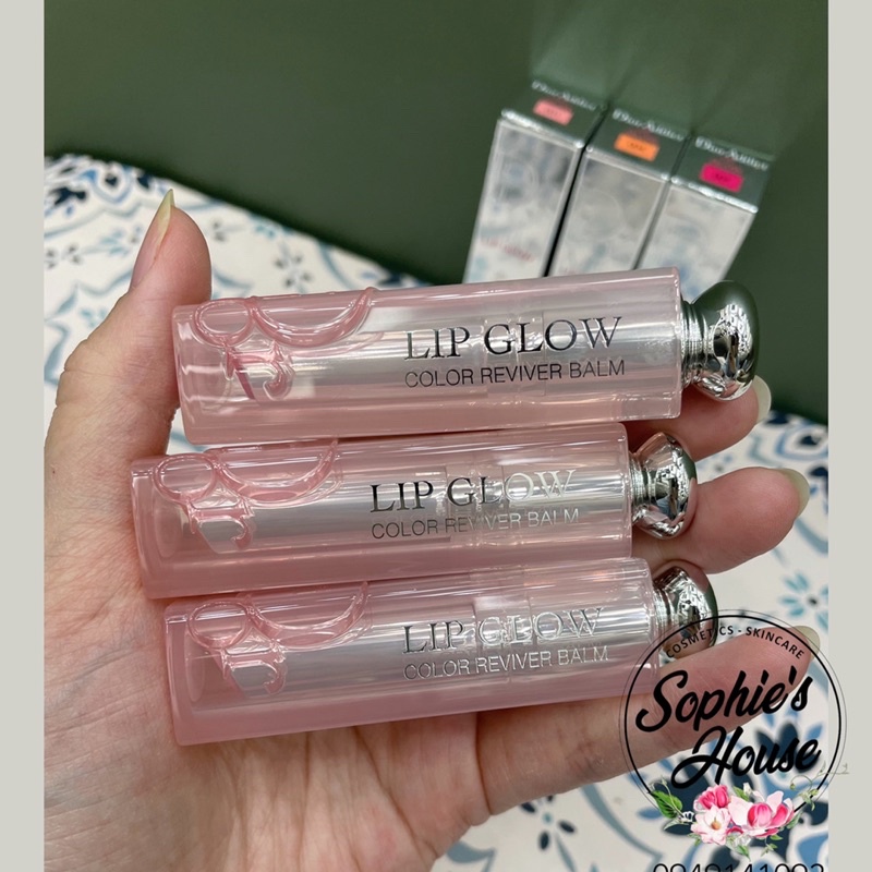 [Mã 252FMCGSALE giảm 8% đơn 500K] Son dưỡng DIOR Lip Glow 001 / 004 / 007 - mẫu mới