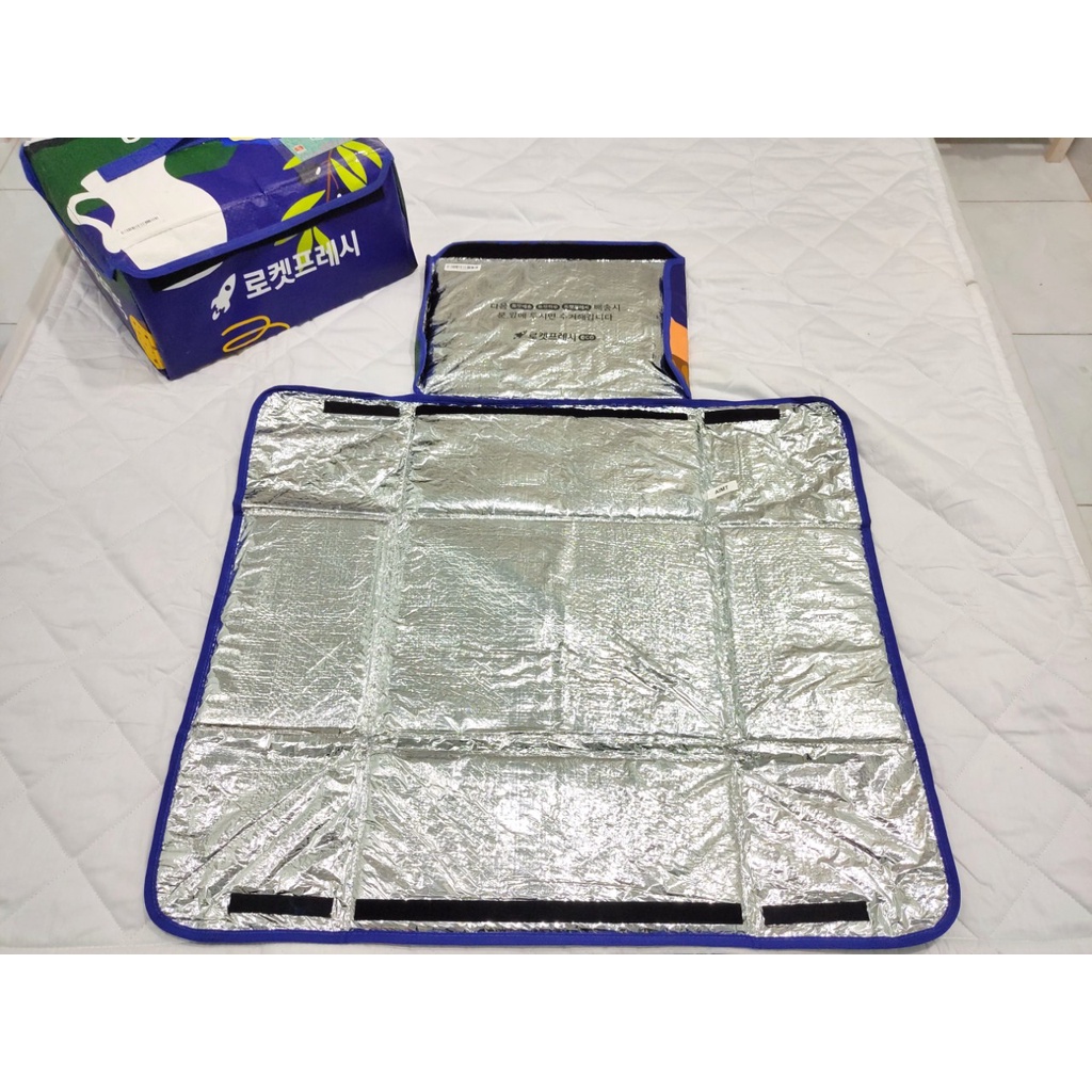 Thùng - Túi Giữ Nhiệt Gấp Gọn Siêu Tiện Lợi cao cấp - KOREA (hàng xuất dư) đựng đồ ăn, thực phẩm, chống thấm.