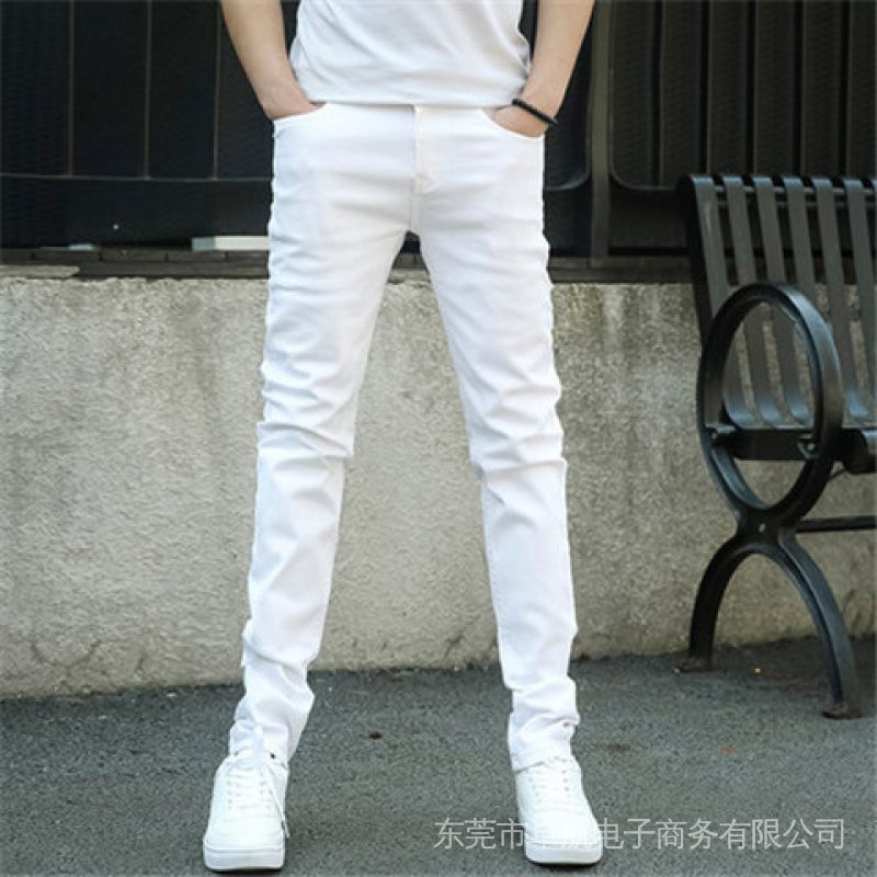 Quần Jean Rách Gối Phong Cách Hàn Quốc Trẻ Trung Dành Cho Nam