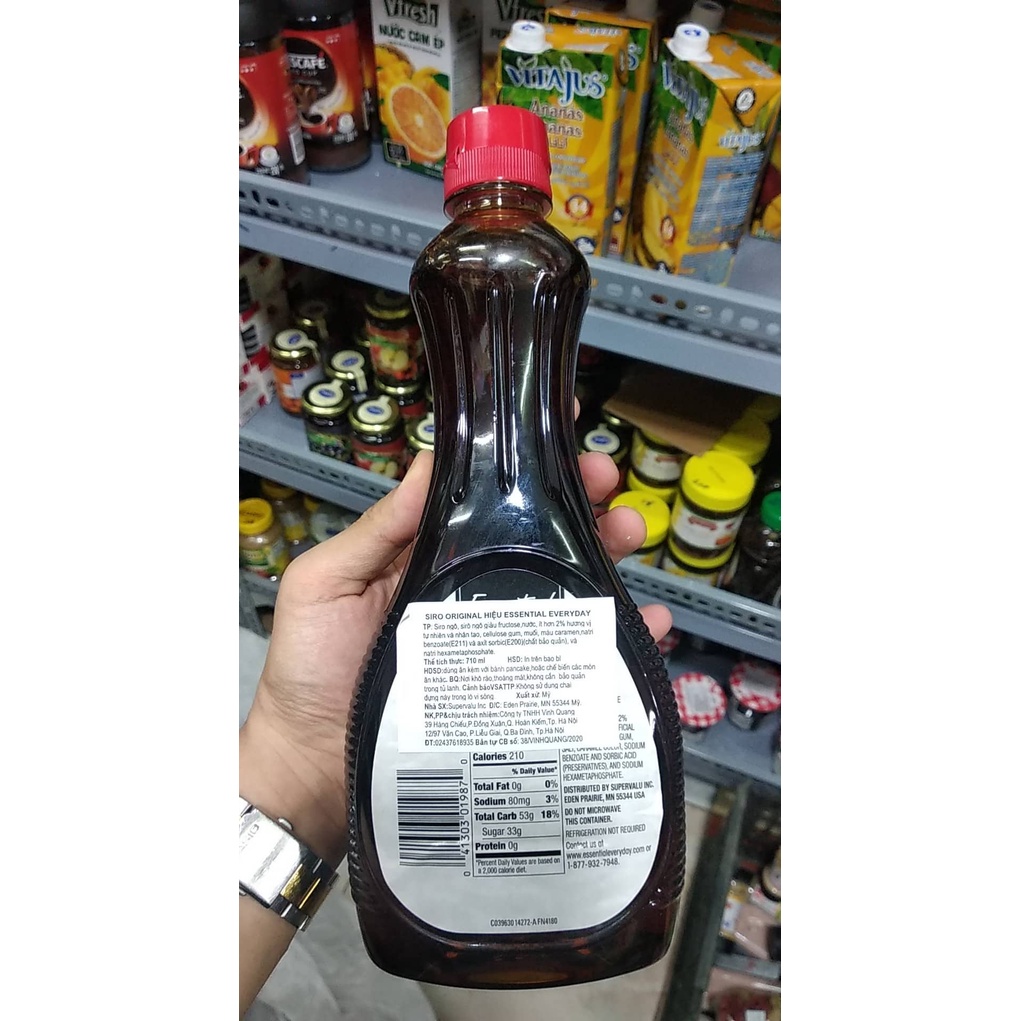 Siro ngô Country Kitchen,Essential ăn pancake,nấu ăn 710ml