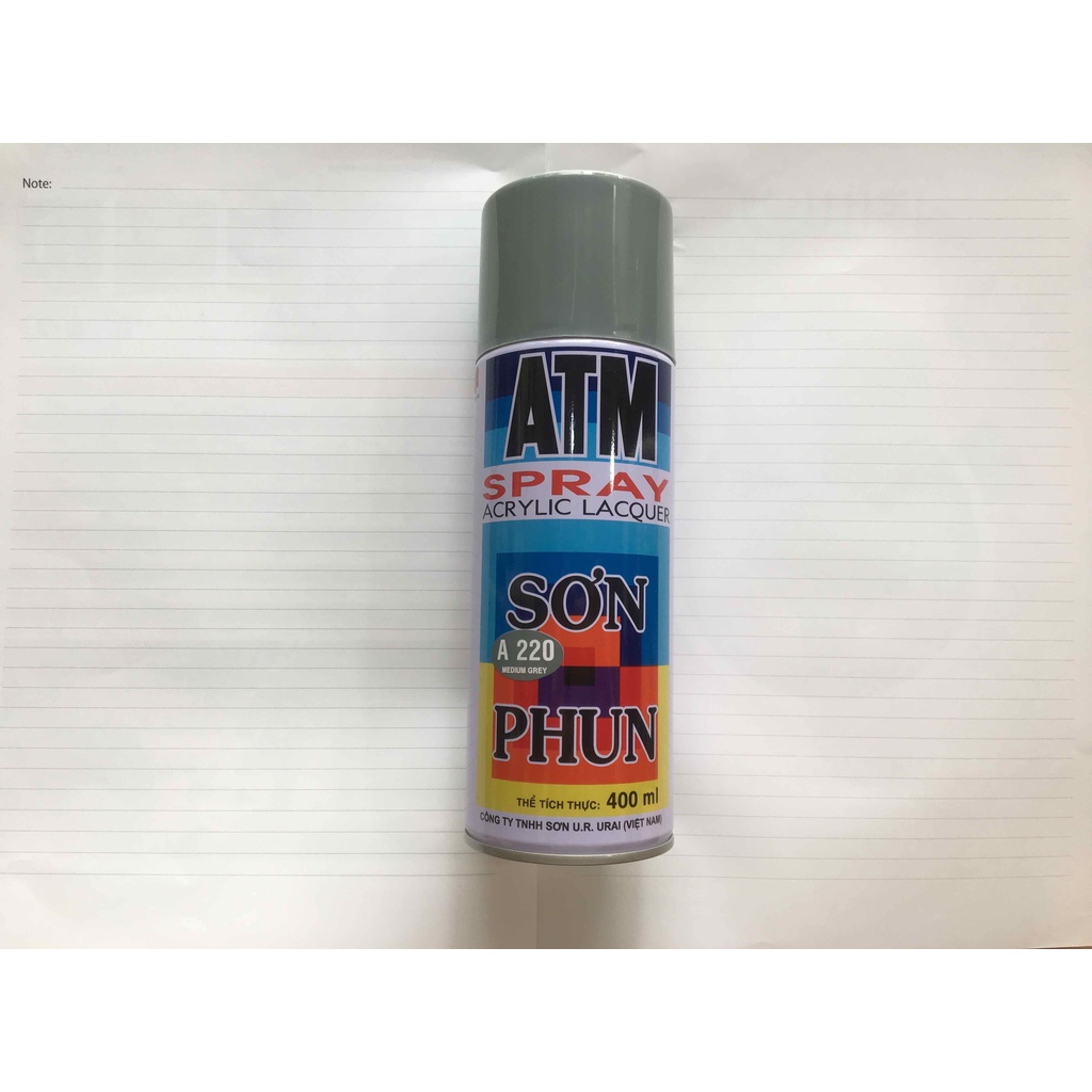 Sơn Xịt ATM Spray - đủ màu 400ml, hàng chính hãng ATM