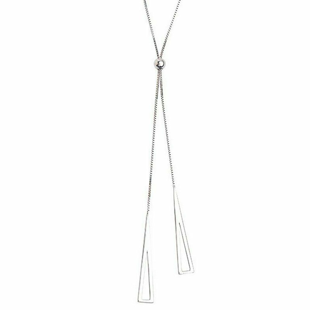 Vòng cổ mặt tam giác phối tua rua thời trang sang trọng cho nữ