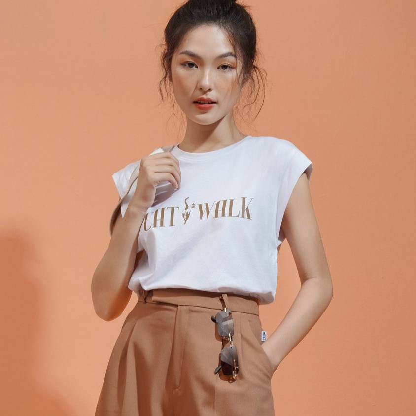 [Mã WABRWA8 giảm 15% đơn 99k] [MÉO SHOP] Áo Thun Cat walk