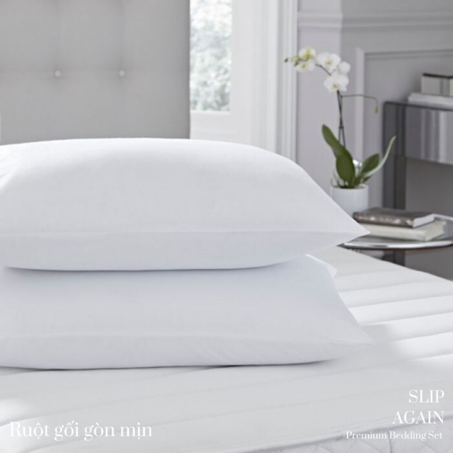 Ruột gối nằm gòn mịn.