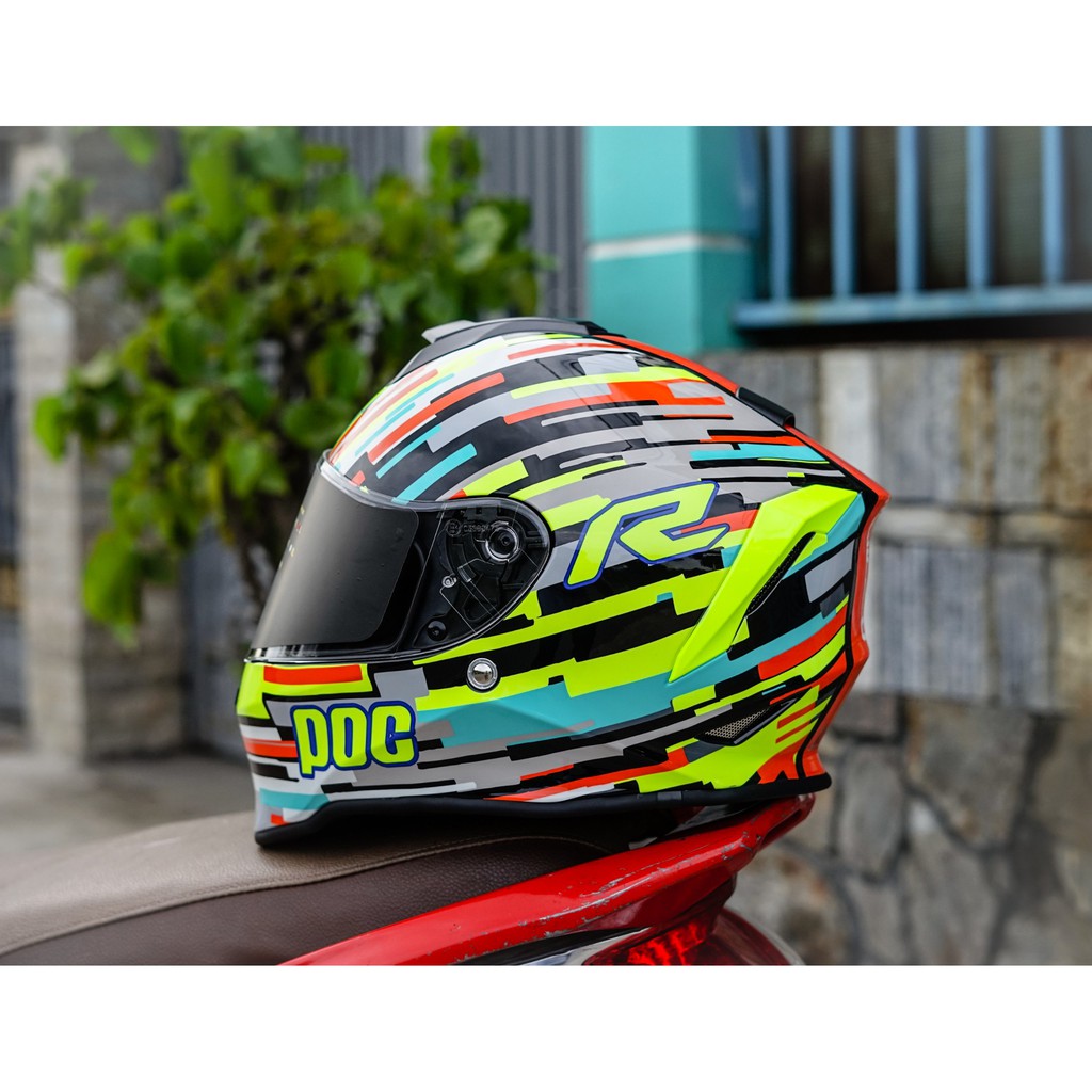 Nón phượt fullface poc revo