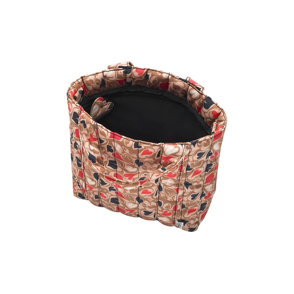 Cath Kidston - Túi đeo chéo/RR XBody Marble Hearts Ditsy  - Marble Hearts Ditsy - Brown -1041316