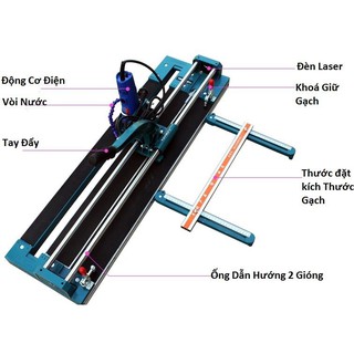 Máy cắt gạch bàn mài mòi topway 80p tặng máy mài - shop điện máy 1995