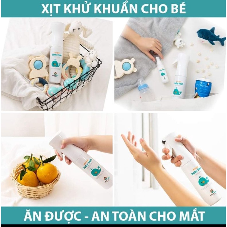 Xịt khuẩn 𝐁𝐀𝐁𝐘 𝐅𝐑𝐄𝐒𝐇 - Hàn Quốc