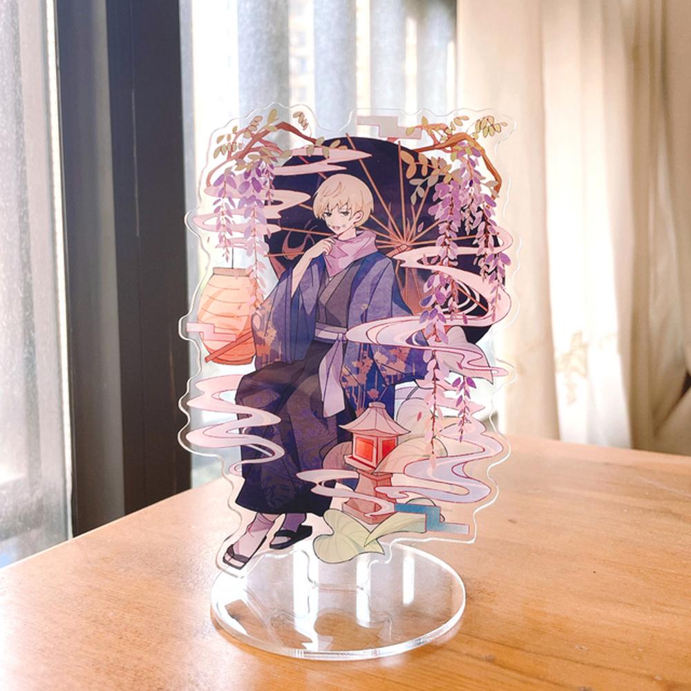 Mô Hình Nhân Vật Jujutsu Kaisen Bằng Acrylic Trong Suốt Để Bàn Trang Trí