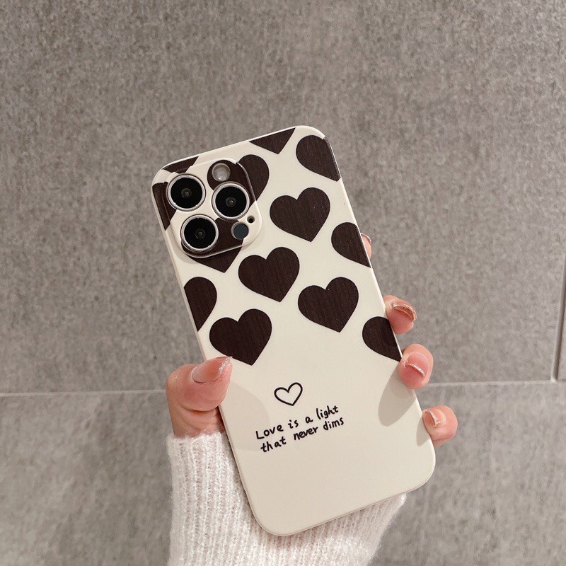 Ốp lưng iphone hình trái tim 5 6 5s/6/6plus/6s/6splus/7/7plus/8/8plus/x/xr/xs/11/12/pro/promax/13/13Promax