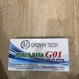 Cục sạc dự phòng Grown tech