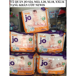 Tã quần JO S24  M22  L20  XL18  XXL16