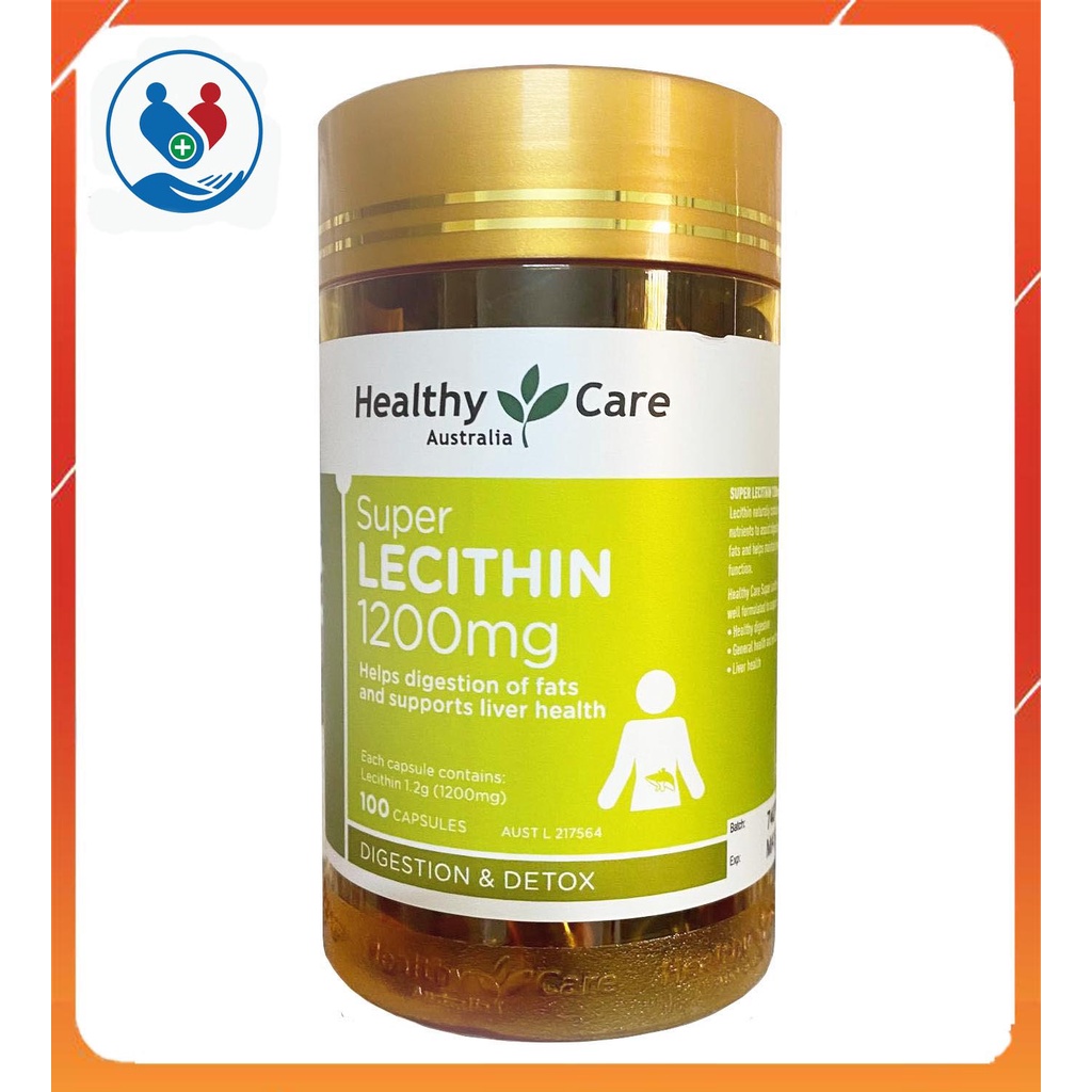 Mầm Đậu Nành Healthy Care Super Lecithin Úc Chính Hãng