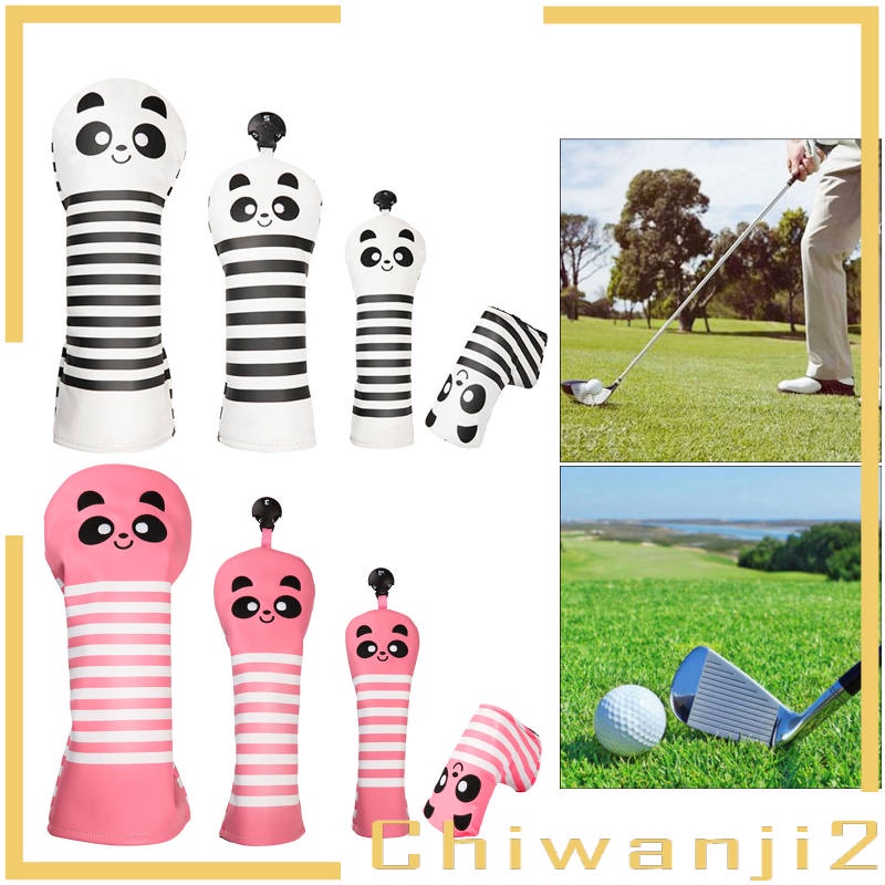 [Chiwanji2] 1 Vỏ Bọc Đầu Tài Xế Màu Trắng Hybrid Fairway Phù Hợp Với Mọi Câu Lạc Bộ Fairway